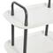 Hello Honey® Main + Mesa™ 3-Tier Modern Plastic and Metal Trolley